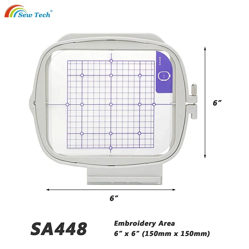 Sew Tech Embroidery Hoops for Brother Machine, 6000D, 6700D, VE2200, VM6200D, Babylock Solaris, Destiny SA448, SEF150 Frame