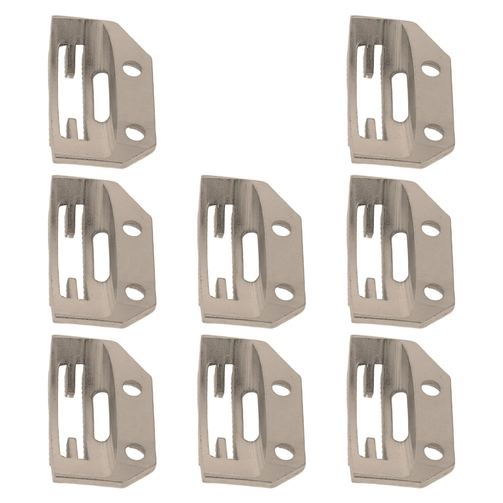 

8Pcs Sewing Machine Accessories Heavy Duty Alloy Feed Dog Short Teeth for High Traction Stitching Umbrella Fabric Industrial