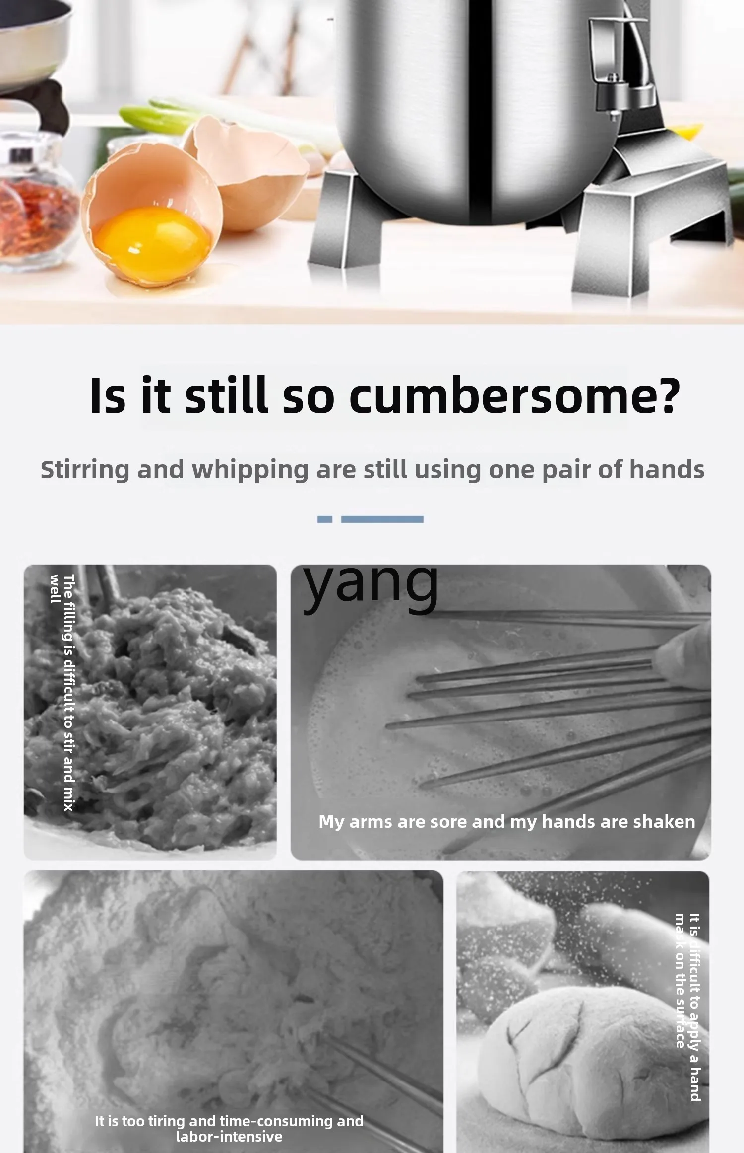 LMM Commercial Cooking Machine Noodle Mixer Stuffing Machine Automatic Multi-function