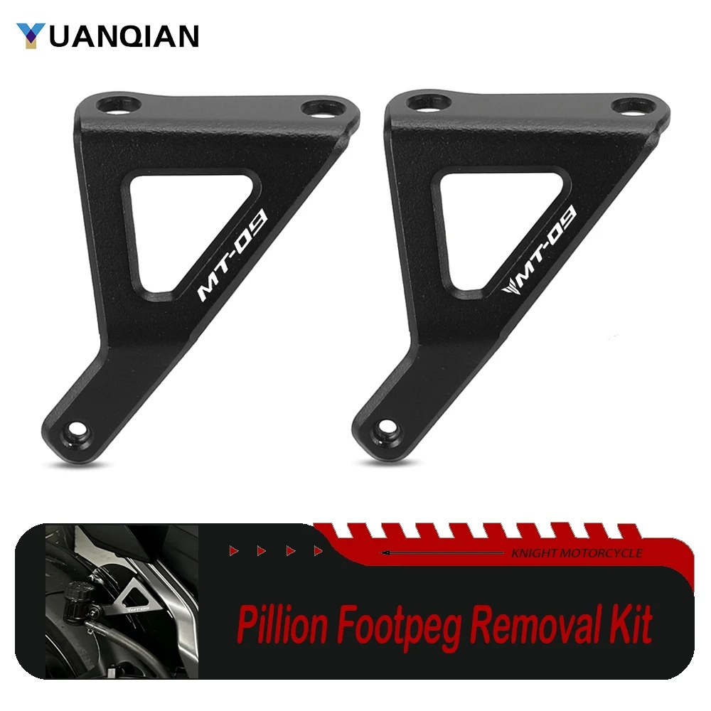 Pillion Footpeg Removal Kit For YAMAHA MT-09 SP MT09 MT 09 SP 2024 MT-09SP MT-09 Y-AMT 2025 2026 Rear Foot Rest Blanking Plates