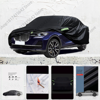 For BMW X7 Car cover Exterior Car Cover Black Outdoor Protection Full Car Covers Waterproof Sunshade Anti UV Snow Cover