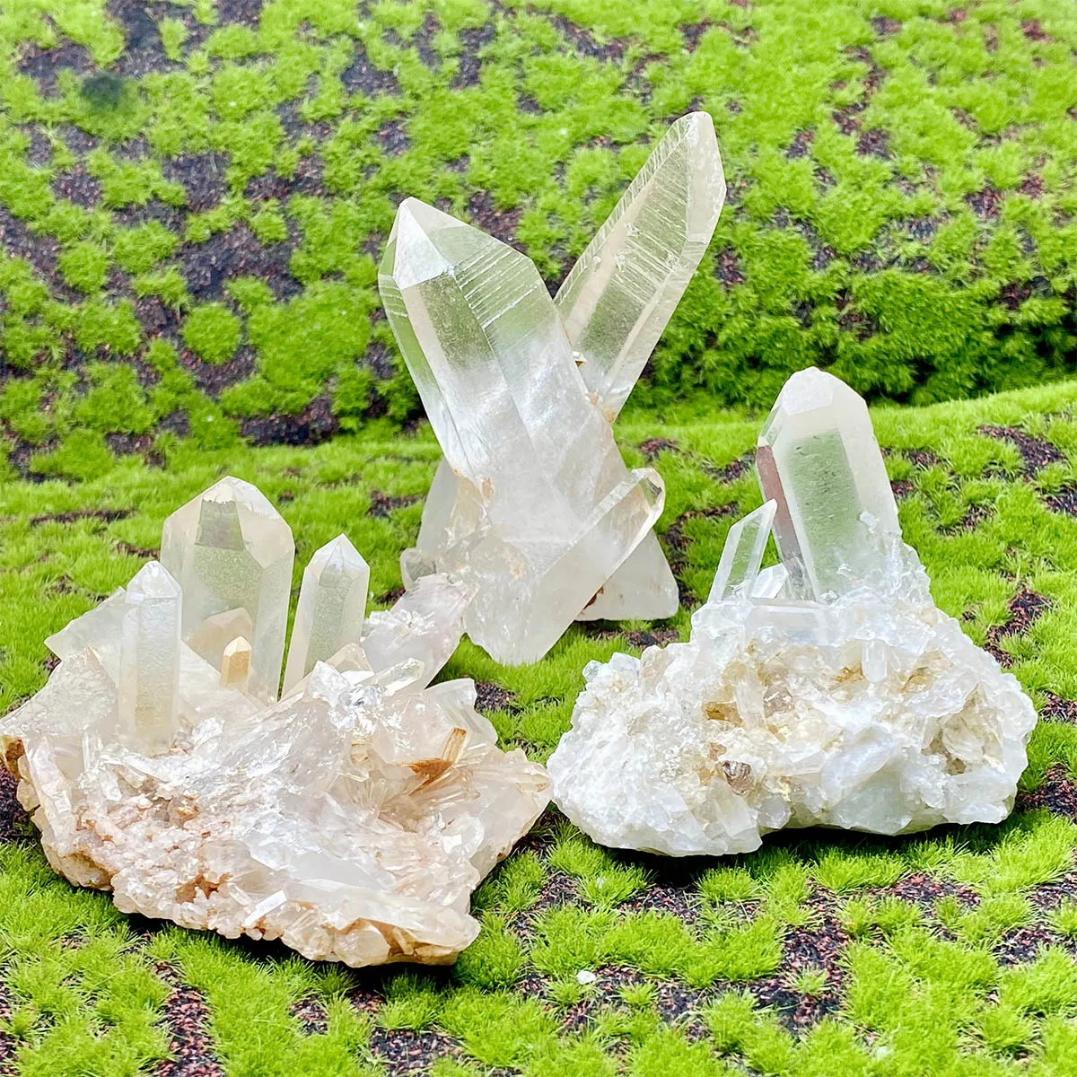 

Natural High Quality Clear Quartz Raw Stone Cluster Healing Energy Home Decor Crystal Gemstone Gift