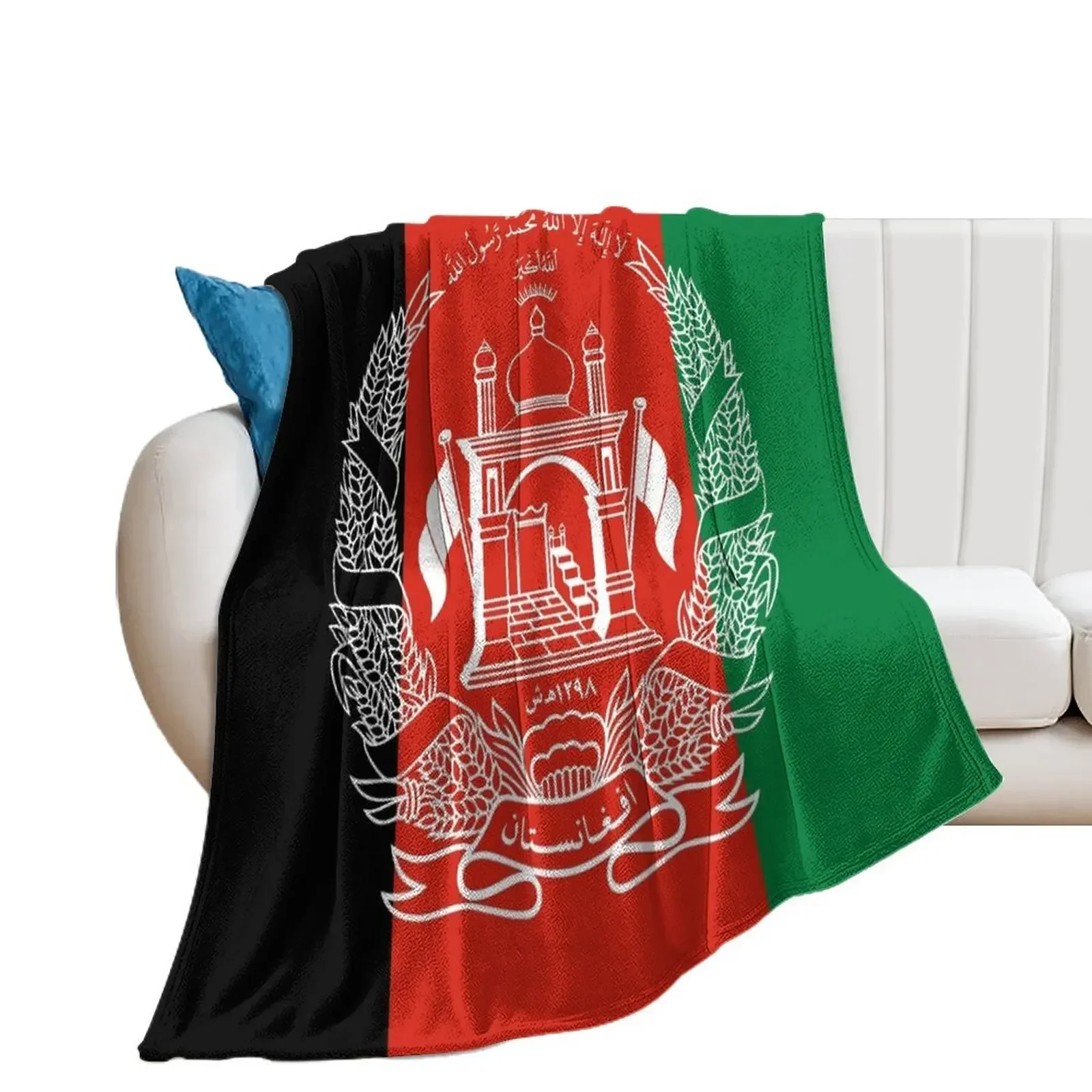 

Flag of Afghanistan Throw Blanket Sofa Throw Luxury Designer Picnic Blankets