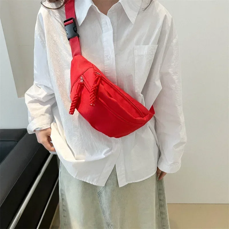 Women Half‑Moon Banana Fanny Pack Sling Crossbody Chest Waist Bag Casual Sport Belt Bag For Travel Running Daily Outdoor