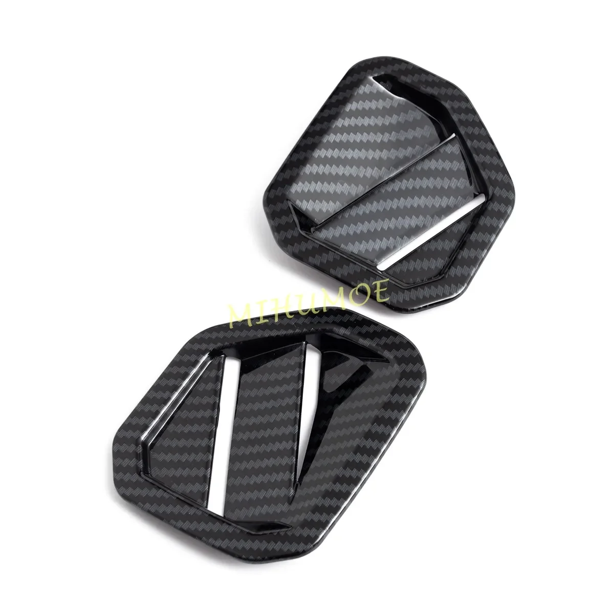 Carbon Fiber Interior Center Console Air Vent Cover Trims For Toyota Sequoia 2023-2025 / Tundra 2022-2024 Accessories