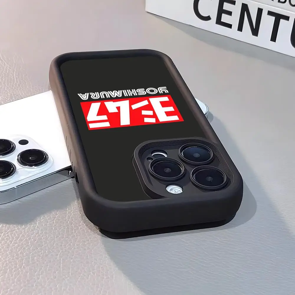 Coole Y-YoshimuraS Handyhülle für iPhone Air 17 Pro Max 16 E 15 14 Pro Max 13 12 11 Mini Plus Weiche Silikonhülle