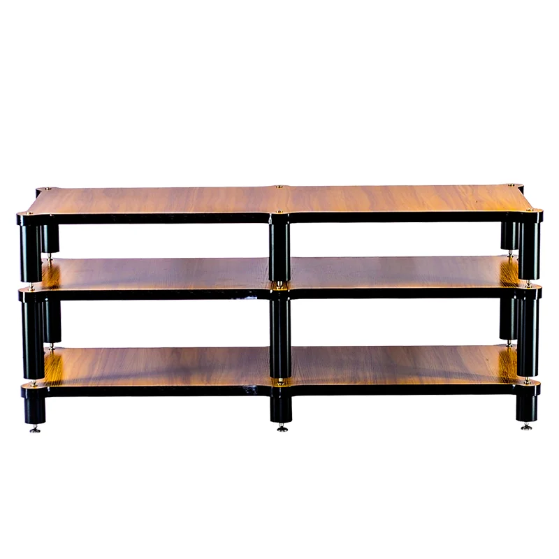 DY-06 HIFI Bookshelf Speaker Stands Speaker Audio Cabinet Amplifier Equipment Shock Absorber Nail Shelf / 2 Row 3 Row