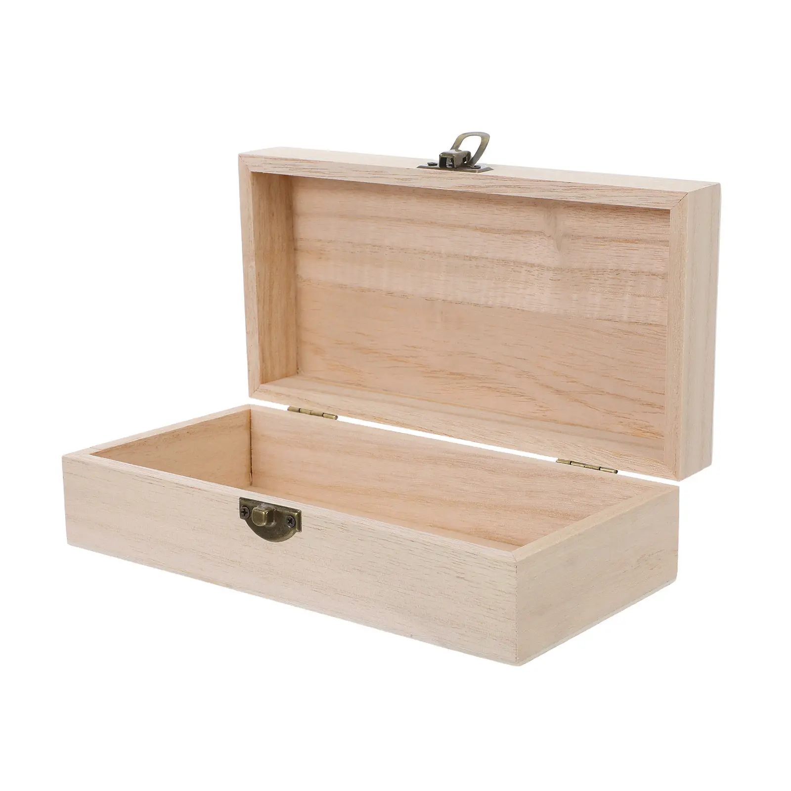 Caja de tarot vintage de madera, cofre de almacenamiento para recuerdos, joyas, fotos, cartas, organizador portátil para viajes