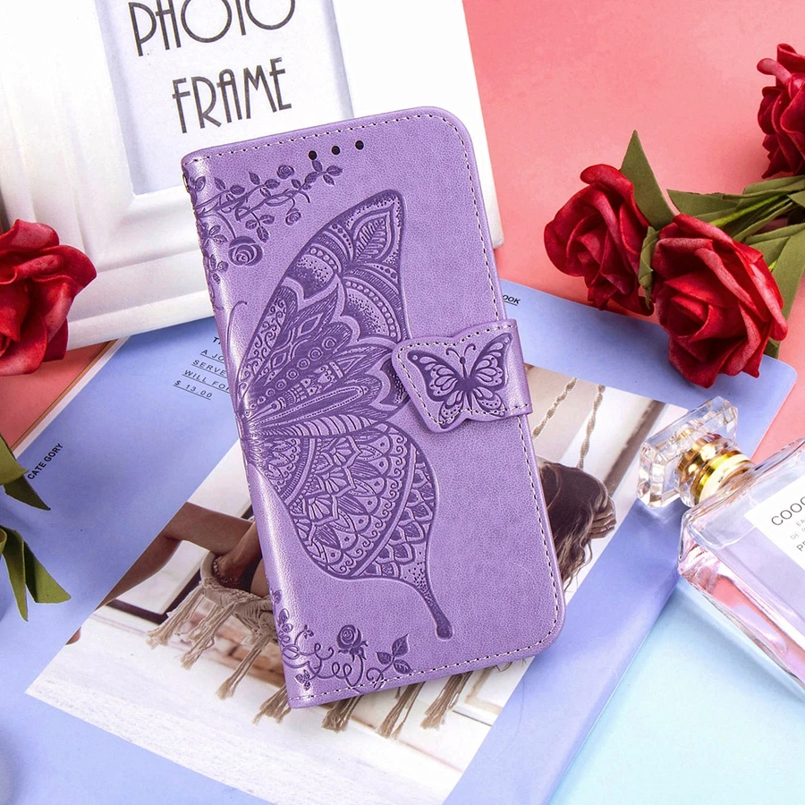 Flip Wallet Leather Case For Xiaomi Redmi 10 9 9A 9C 9T Note 10 10S 10 Pro 9 9S 9 Pro 8 8 Pro 7 Pro Embossed Leather Case Cover