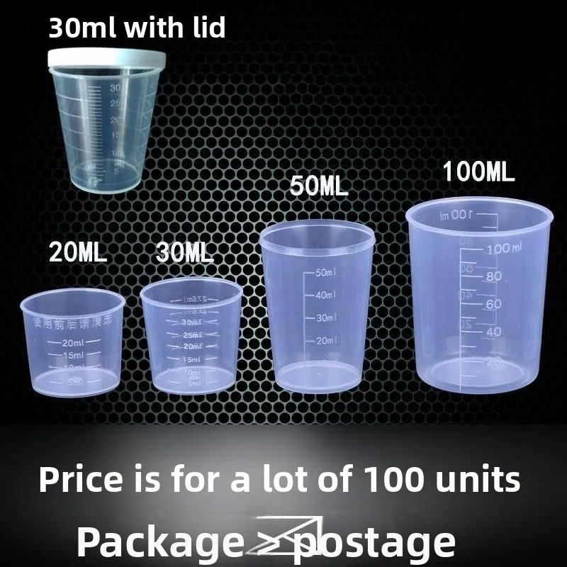 

Одноразовая пластиковая мерная чашка с мерной шкалой и подставкой для кухни, выпечки и DIY-проектов