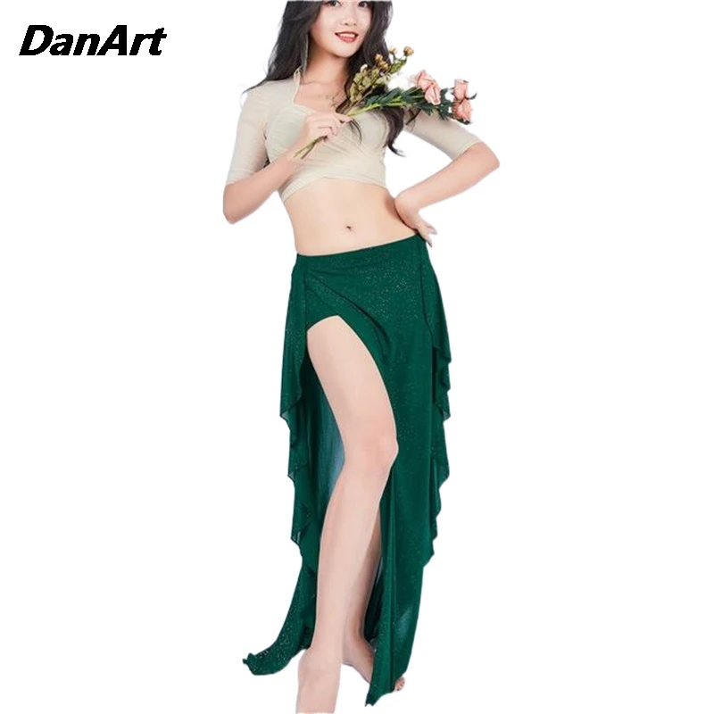 New Belly Dance Costumes Women\'s Sets Group Uniforms Long Skirts Performance Costumes and Dance Practice Training Clothing 2pcs