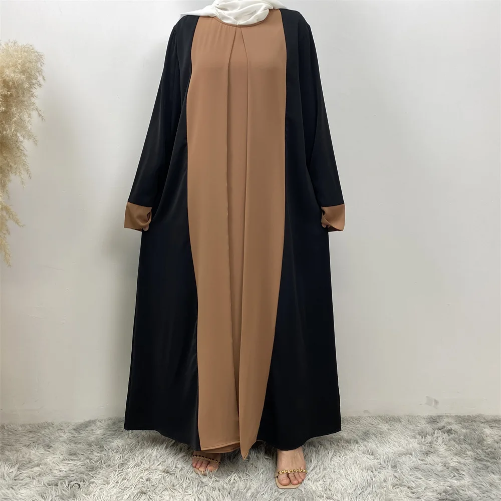 

Dubai Abayas for Women Patchwork Maxi Dress Muslim Abaya Turkey Kaftan Eid Ramadan Islam Clothing Arabic Robe Jalabiya Djellaba