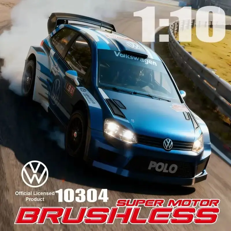 Hot 1/10 Mjx 10304 Rc Drift Pull Car Flat Run Brushless Simulation Rc Model High Speed Off Road Boy Remote Control Vehicle