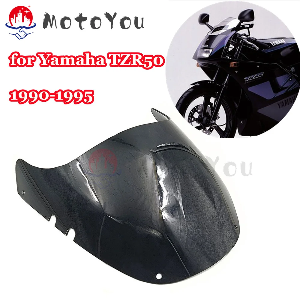 1990-1995 TZR 50 Windshield Windscreen Odometer Viser Visor For YAMAHA TZR50 90-95 Front Wind Shield Fairing Deflectors