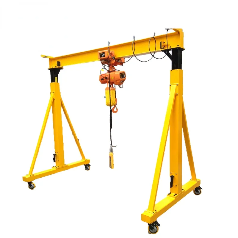 Hot Selling Top Quality Cheap Price Easy Operation Indoor Outdoor Mobile Gantry Crane 1ton 2ton 3ton 5ton