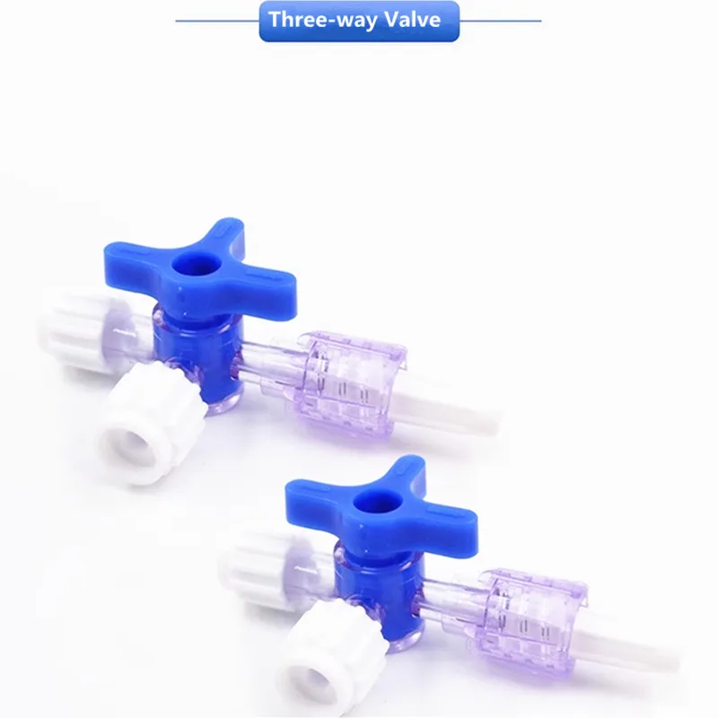 Medical Grade Three Way Stop Cock  3 Way Stopcock 2 Way Stopcock For Ozone Gas Clinical Hospital Luer Lock Adapter   5Pcs