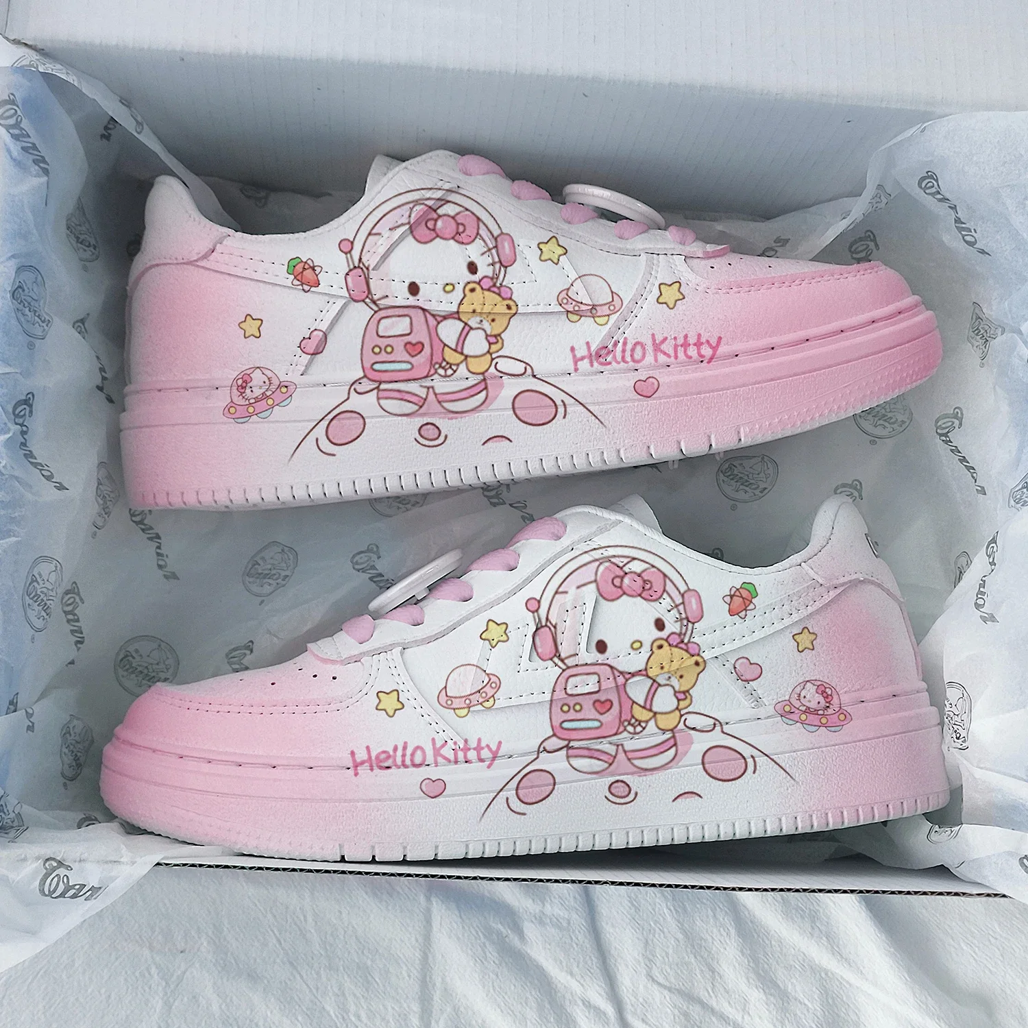 New cartoon Kuromi princess cute Casual shoes soft sports shoes for girlfriend gift EU size 35-44