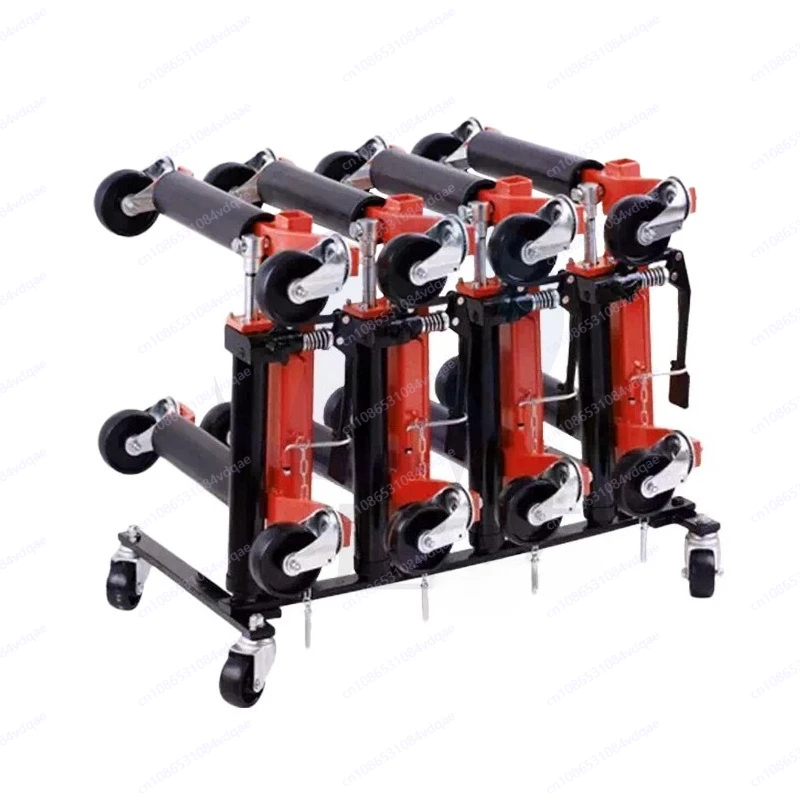 

car shifter hand push frame vehicle lift skateboard wheel mover