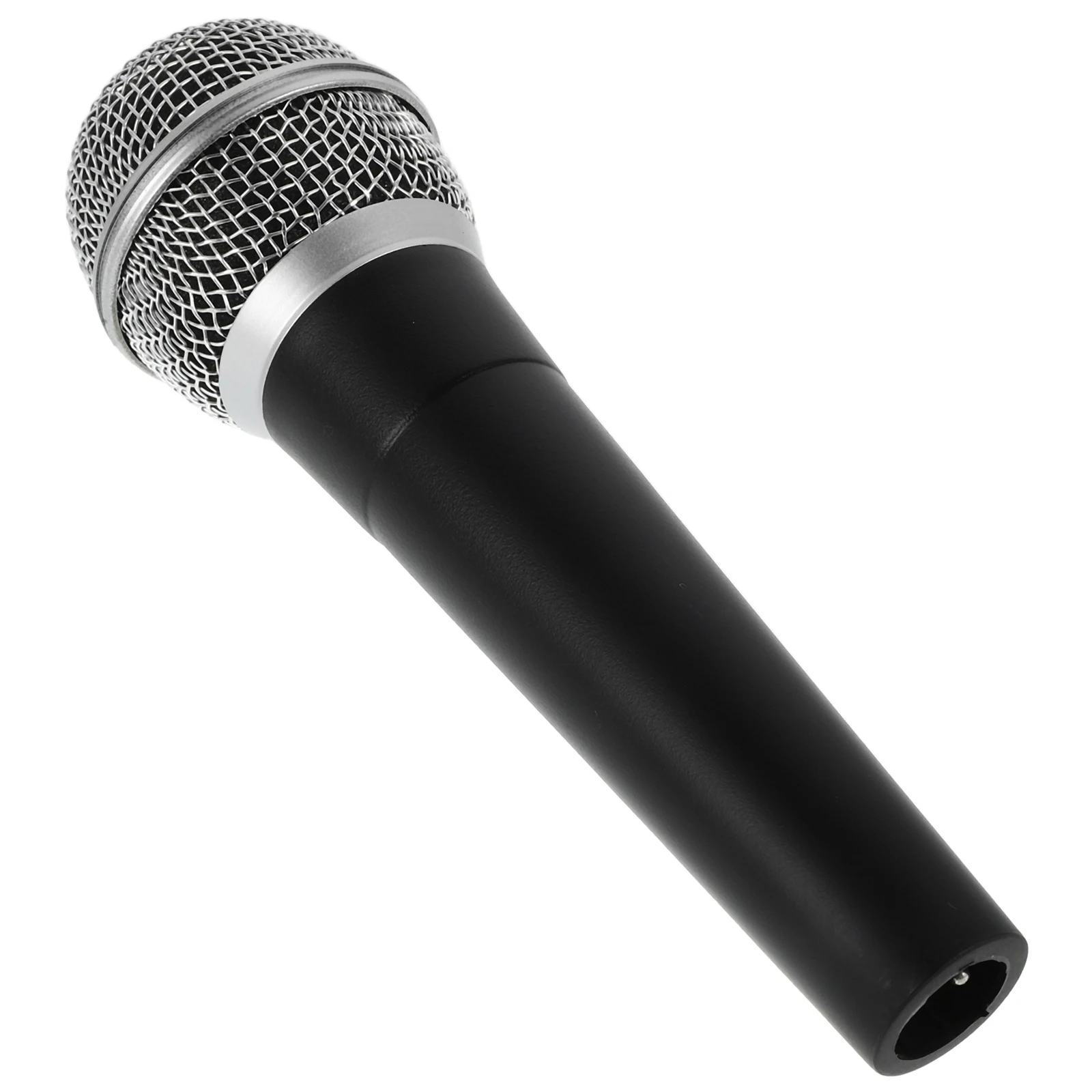 

1pcs Simulation Interview Microphone Realistic News Prop Plastic Stage Party Toy Musical Instrument pretend