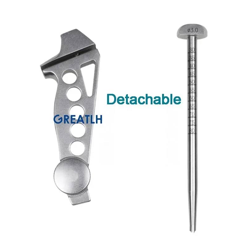 Adjustable C-type Drill Guide Sight Knee Ligament Shoulder Femoral Tibia Aimer Guider Orthopedic Surgical Instrument Stainless