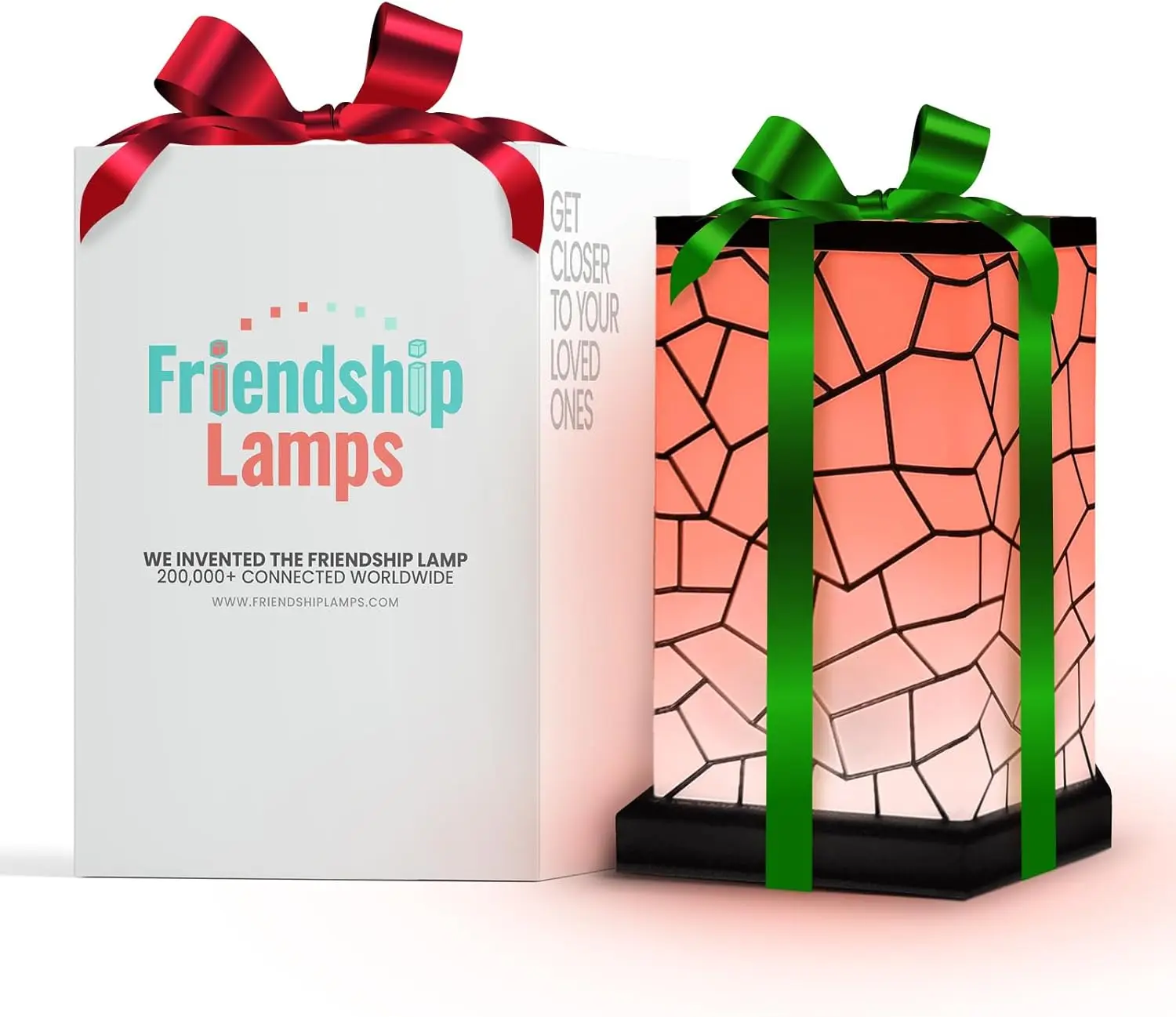 Wi-Fi Touch Lamp for Long-Distance Connection, 200+ Colors, App Control - Perfect Gift for Friends and Family