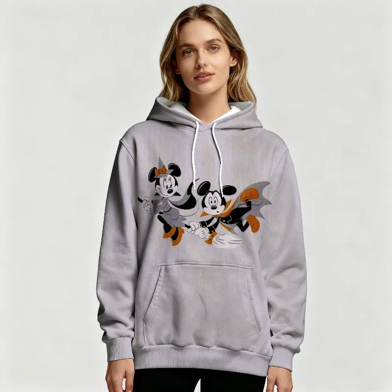 سترة نسائية بقلنسوة مطبوعة بالكامل من Disney Toy Story للخريف والشتاء، بلوفر كاجوال بنمط شخصيات كرتونية للسيدات العصريات