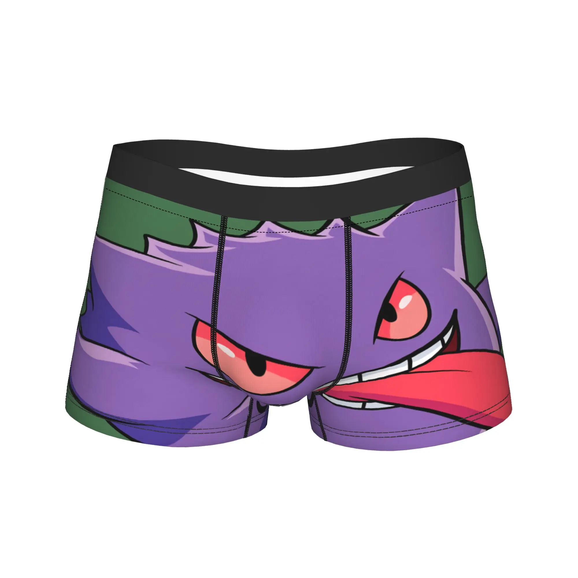 Gengar Boxer Shorts  3D Pouch Underwear Trenky Custom DIY Shorts Briefs Comfortable Men's Underpants Large Size