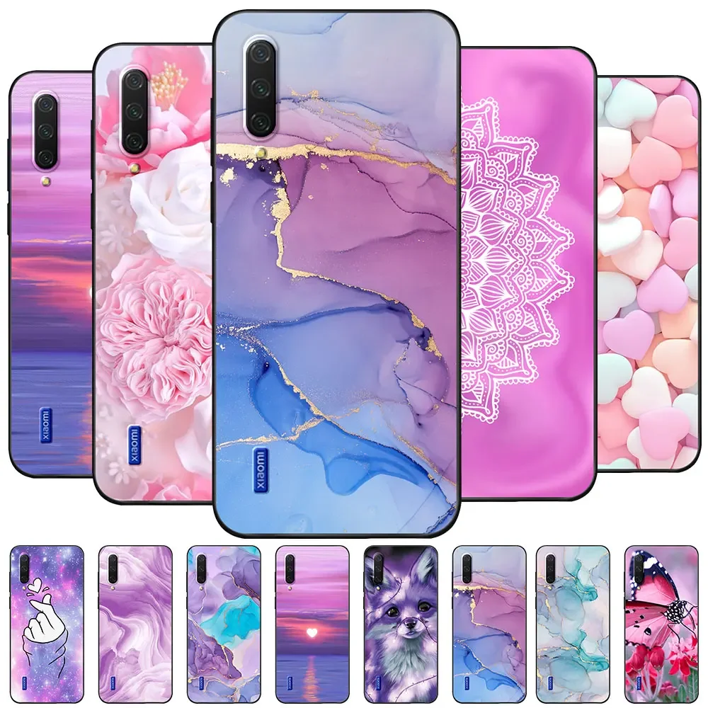 Case For Xiaomi Mi 9 Lite CC9 CC9E Coque Xiaomi Mi 9 SE TPU Soft Silicone Fashion Phone Case For Xiaomi Mi9 Cover Bumper Capa