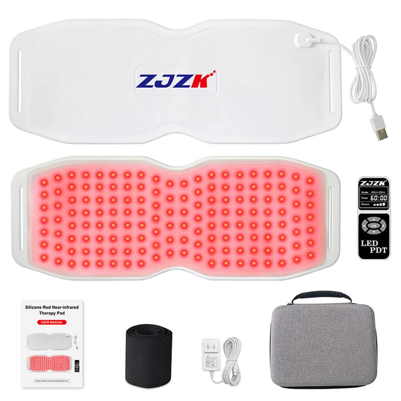 

94nm 850nm 660nm Led Redlight Massage Wrap 450 LED Chips 24W Food Grade Silicone Material to Relieve Pain and Relax Muscles