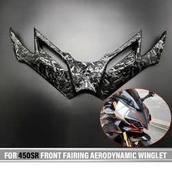 For 450SR Motorcycle Front Fairing Aerodynamic Winglet ABS Lower Cover Protection Guard Fixed Wind Wing
