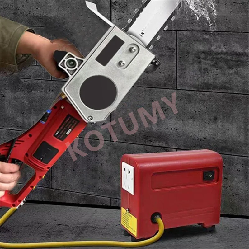 6500W Deep Cutting Concrete  Wall Cutting Machine Electric Chain Cutting Saw Diamond Stone Cutting Machine