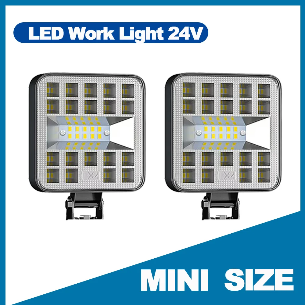 

Car LED Work Light Combo Beam 3030 SMD 87 Watts Super Bright Flood Spot 6500K 12-24V Spotlights Truck 4x4 Offroad Accessories