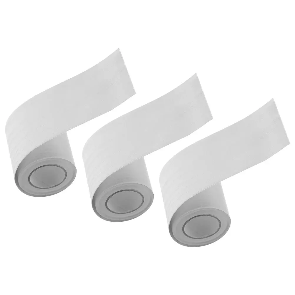 

3 Rolls Background Wall Stickers Self Adhesive Flexible Skirting Board PVC Baseboard Trim Stick on Wall Decorative Molding