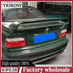 For BMW 3 Series E36 1990-2000 Spoiler ABS Plastic Matte Black or Glossy Black Spoiler For BMW E36 M3 Rear Wing