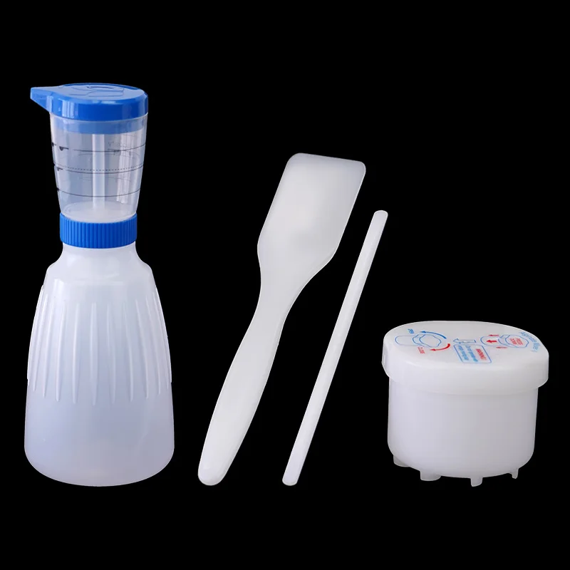 Dental Automatic Alginate Mixer Parts Mixing Cups Bowl Measuring Bottle Oral Stirring Kettle Spatula Stick Dentist Equipment