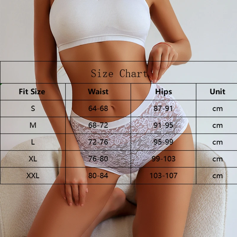 FINETOO 5 قطعة سراويل داخلية نسائية من الدانتيل الأزهار مثير شفافة ملابس داخلية جيدة التهوية الإناث ملخصات مريحة الصلبة ow الارتفاع مثير الملابس الداخلية