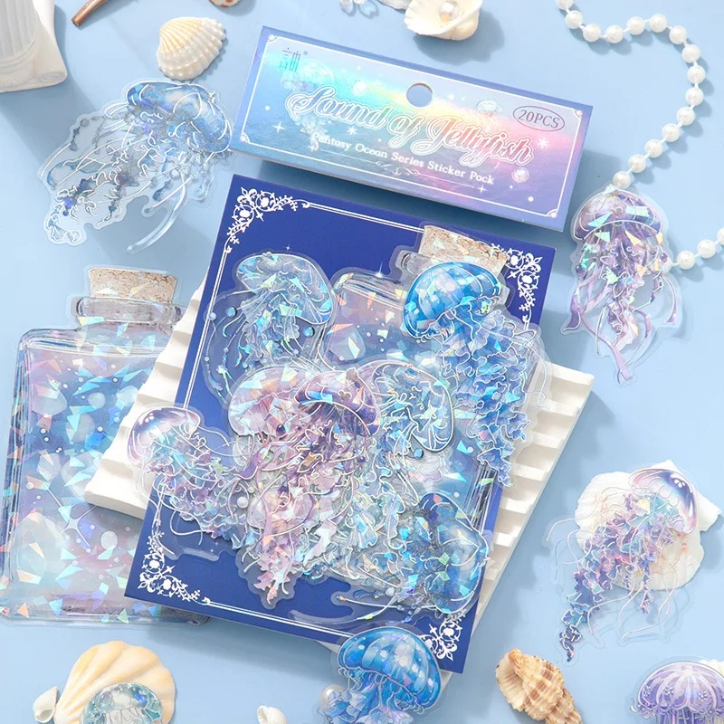 Fantasy Ocean Series Sticker Pack Dream Whale Underwater World Goo Ka Handbook DIY Decorative Material
