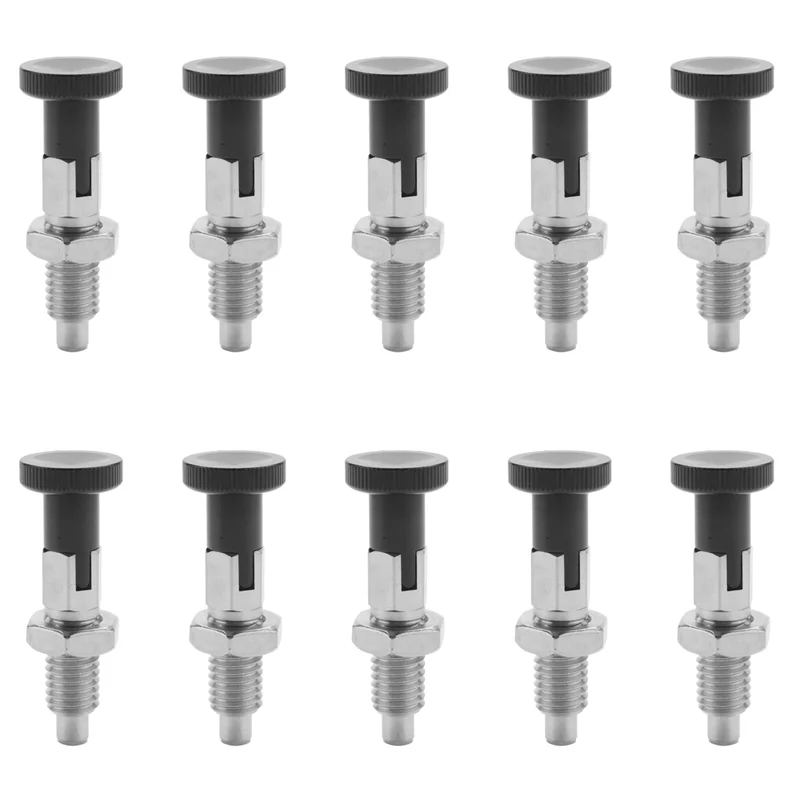 

ABWZ-10X M10 Stainless Steel Self Locking Index Plunger Pin With Self Locking Function For Dividing Head