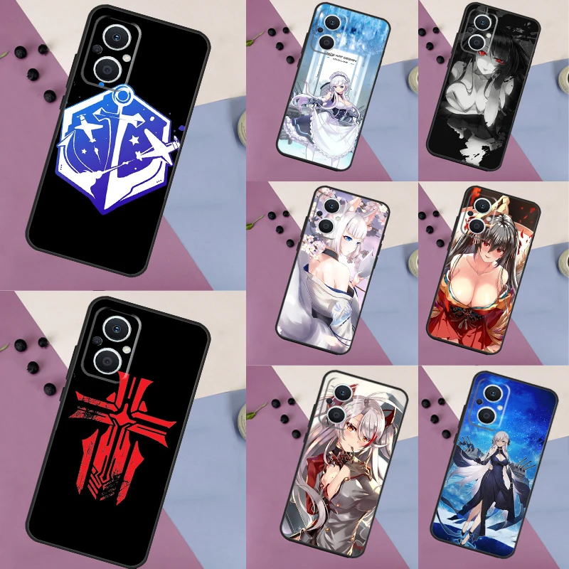 Azur Lane Game Case For OPPO Reno8 T Reno 7 4 5 6 Lite 10 Pro 4Z 5Z OPPO Find X5 Pro X6 X2 X3 Lite Cover