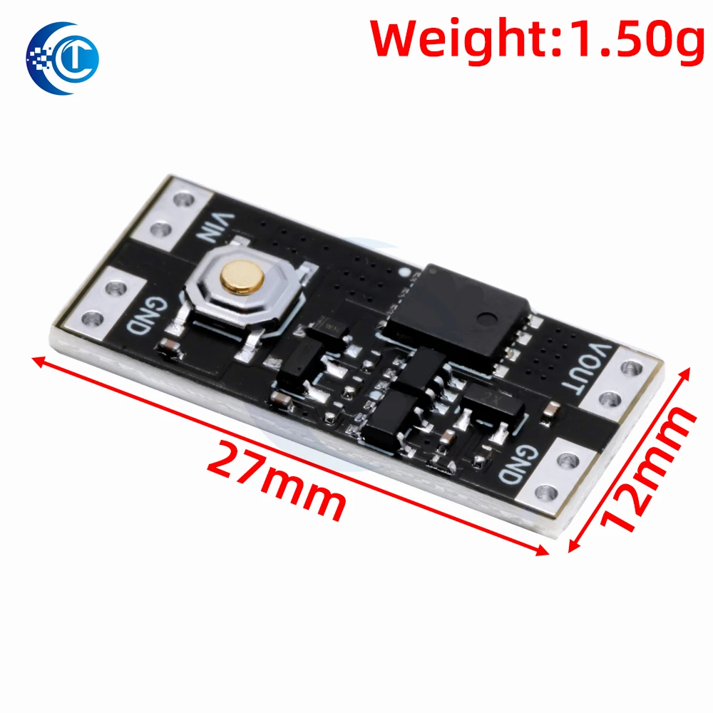 1/5PCS XL-10AL XL-10AH Single Bond Button Bistable Micro One Key Switch Module 3.5-5.4V 4.5-26V 300nA 1.3uA Load 10A Low Power