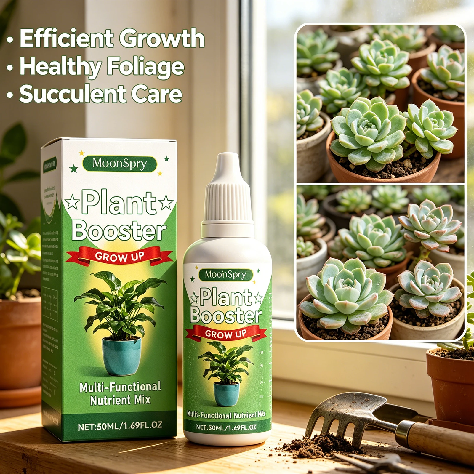 Plant Growth Nutrient Root Care Supplement For Potted Flowers Indoor Plants Fast Absorption Boost Growth Home Garden Fertilizer