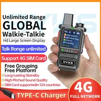 Walkie Talkie Global-Intercom 4G Ptt Two-Way Radio Mini Wireless Devices 1000Km Communication Free Platform