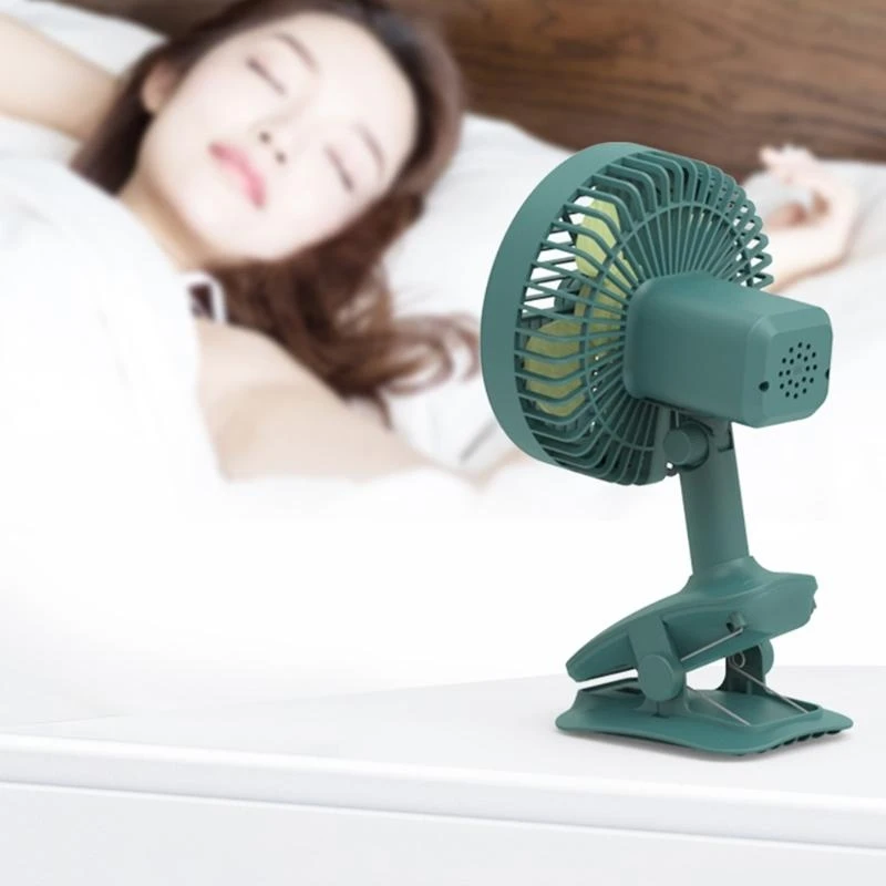 USB Clip on Fan Mini Portable Cooling Fan for w/ Sturdy Clamp LED lamp 360° Rota best sale