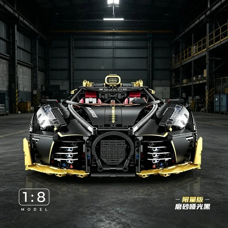 3976PCS MOC Racing Car Creative Super Sport Car 1:8 Model Building Block DIY Combined Collectible Model Toys Birthday Gift 10631