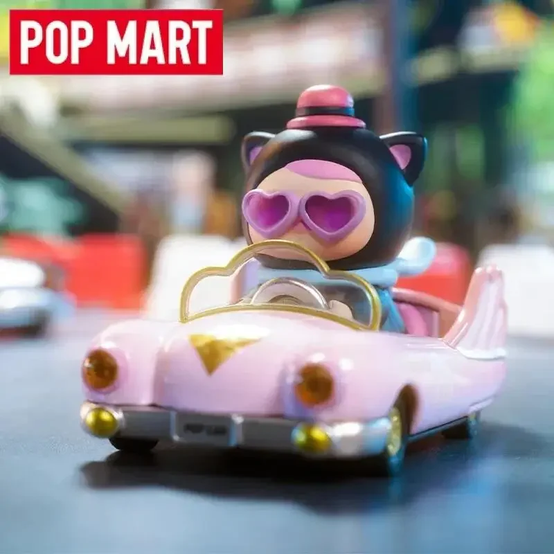 البوب مارت Popcar سوبر المسار سلسلة صندوق أعمى اللعب Kawaii أنيمي عمل الشكل مفاجأة صندوق غامض التماثيل دمية نموذج فتاة هدية