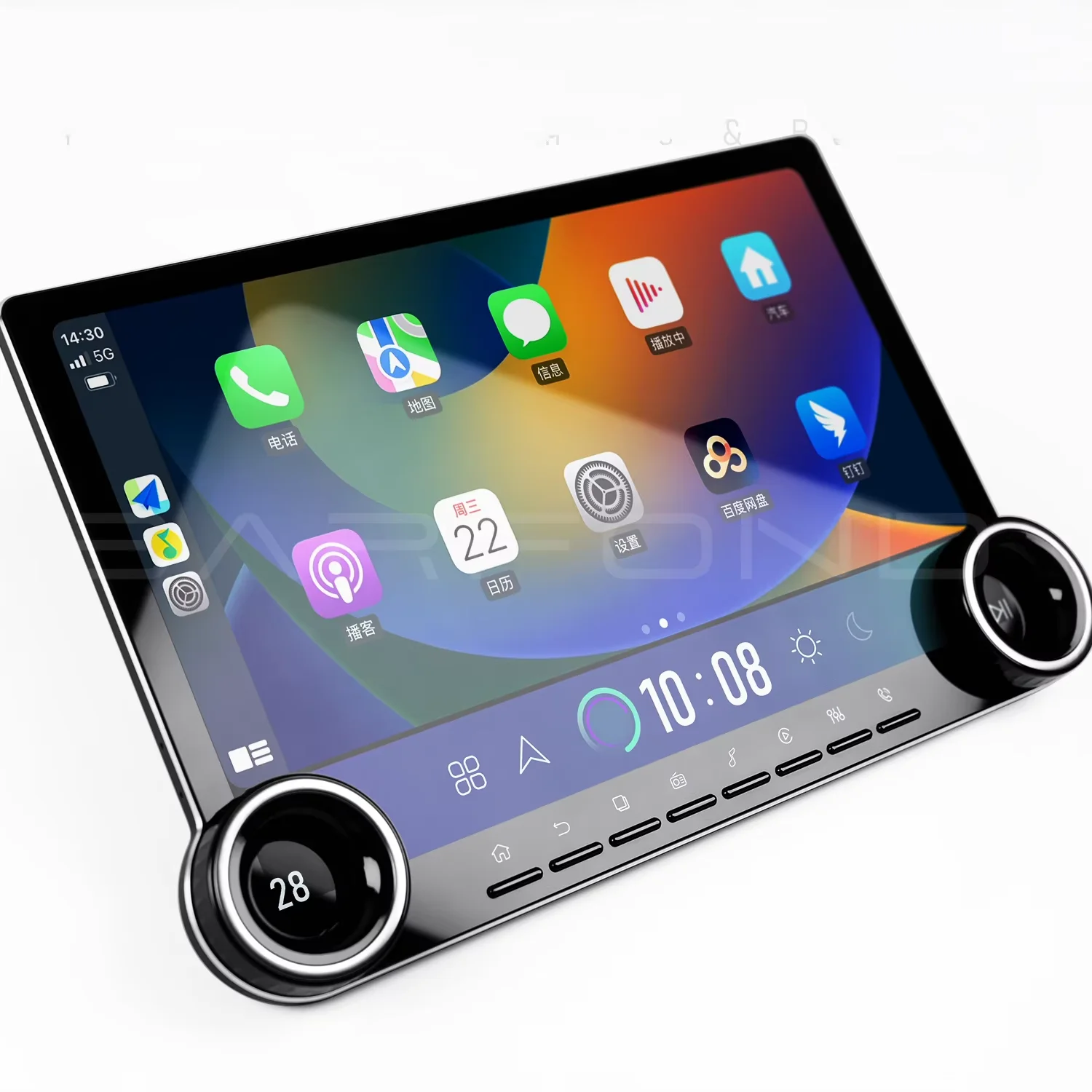 Whole Sale 13.1Inch Universal Car Radio Car Multimedia 10core DVD Player With GPS AHD Carplay 2K Resolution