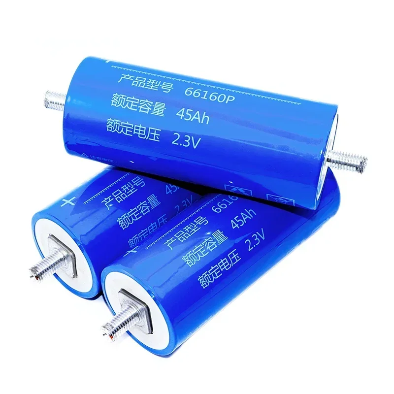 6PCS 100% original 2.3V 45Ah 48V lto66160 lithium titanate battery low temperature resistant 10c discharge DIY yinlong aste bat