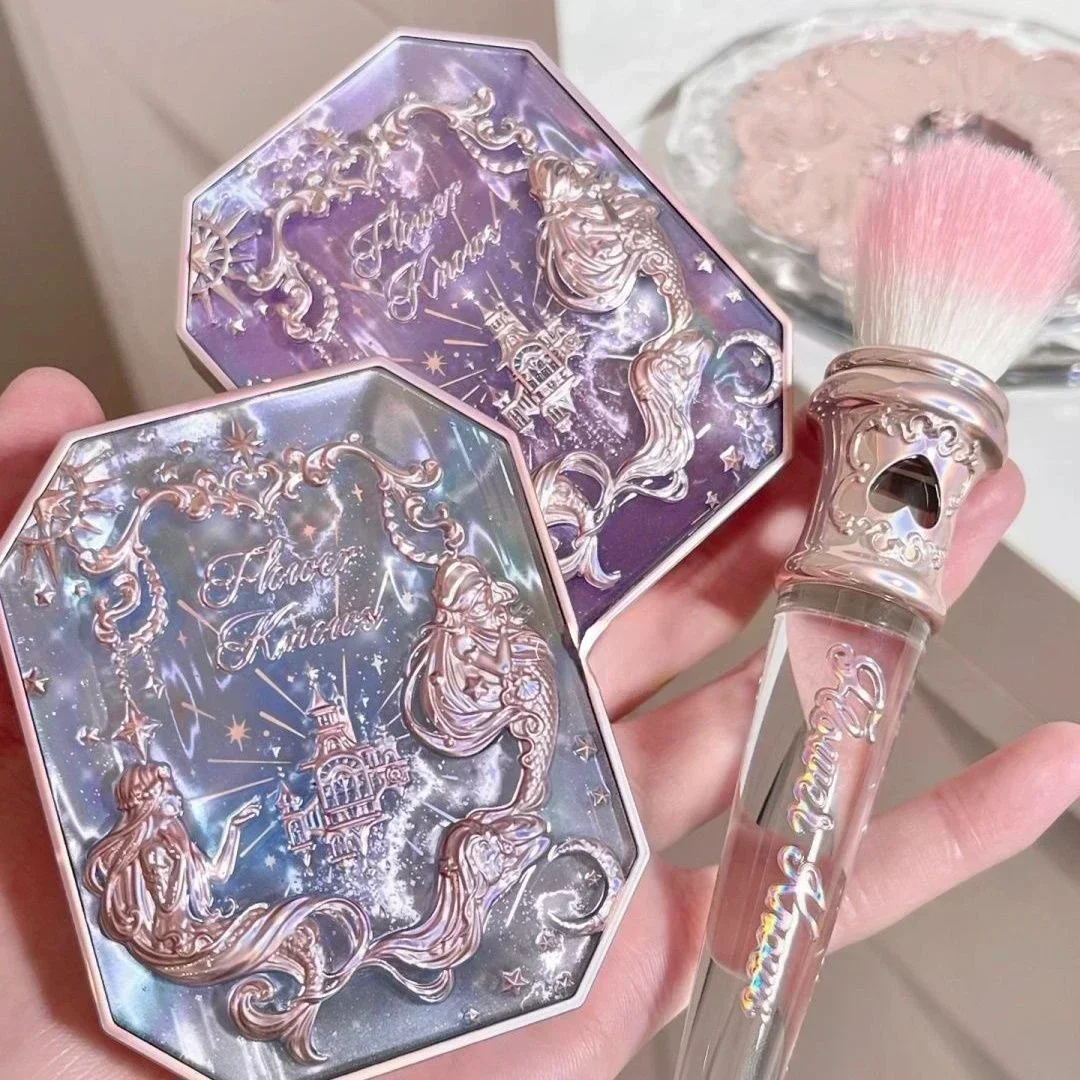 

Палитра румян Flower Knows Moonlight Mermaid с градиентом, стойкие матовые натуральные осветляющие многоцветные комбинированные румяна для макияжа