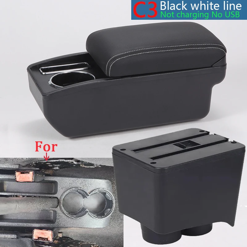 Voor Volkswagen Polo Armsteun Doos Voor VW Polo 9N3 Auto Armsteun Gewijd 2002-2009 Opbergdoos Retrofit interieur Auto Accessoires