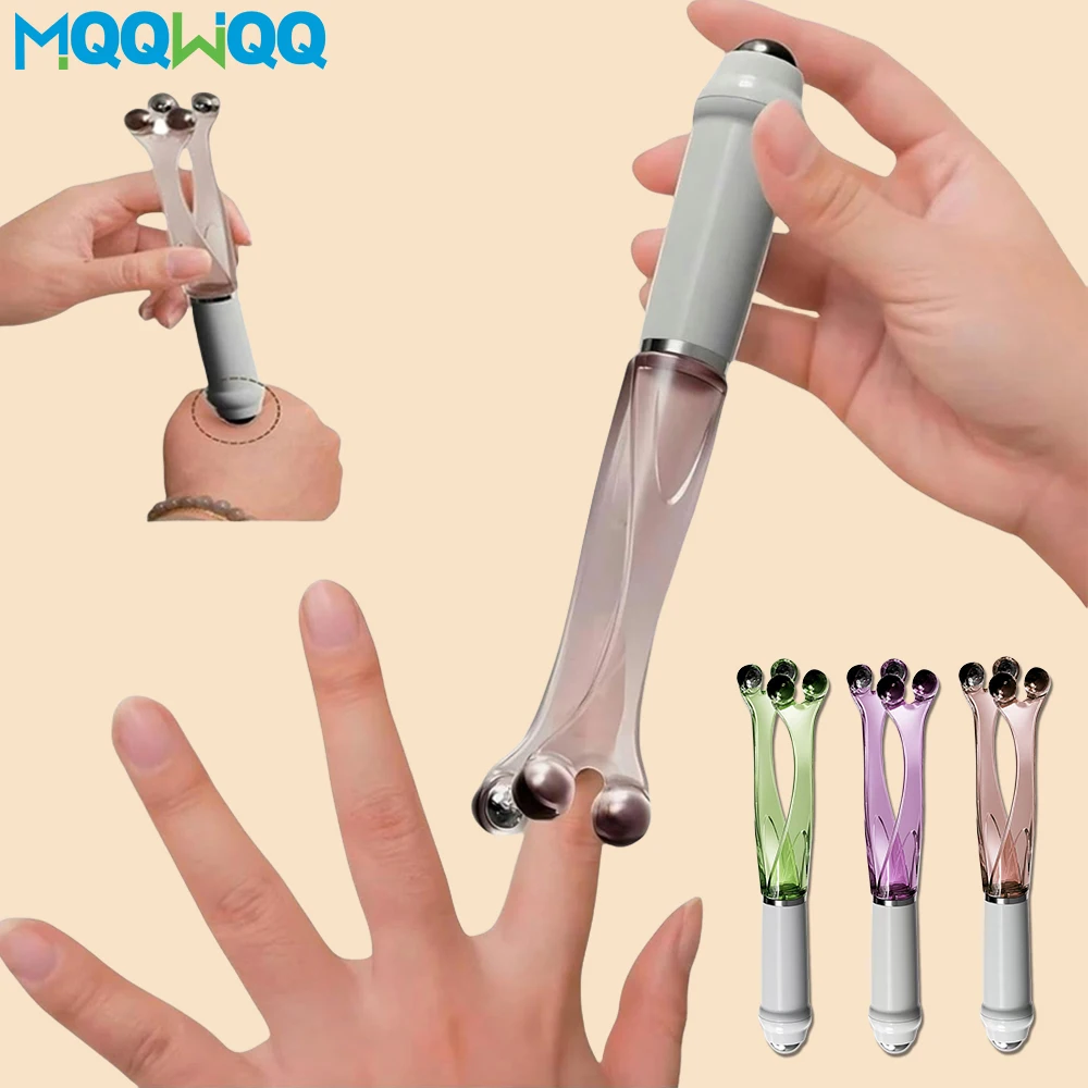 

1/2PCS Finger Massager, Dual-Sided Therapy Tool for Arthritis,Carpal Tunnel, Stress & Pain Relief,Massage Roller for Hands,Wrist